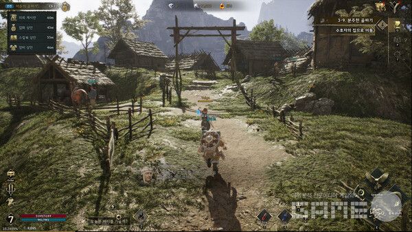 마을 역시 생동감이 넘친다