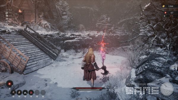 왼쪽으로 올라가면 첫 번재 보스가 나온다. 퍼스트 버서커 카잔 /게임와이 촬영