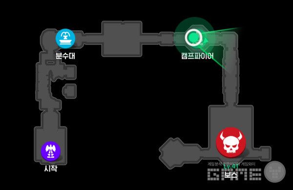 구조는 라비 던전 2층 3구역을 돌 때와 동일하다.&nbsp;마비노기 모바일 /게임와이 촬영