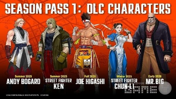 DLC 캐릭터는 총 5명으로 2026년 초까지 업데이트 될 예정이다 / 게임피아 제공&nbsp;