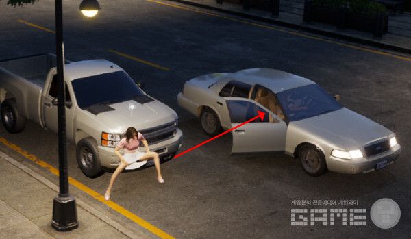 악, 와이프를 태울 때도 GPS(?) 차이가 난다. 차를 탈 때 이렇게 탄다고? 인조이 /게임와이 촬영