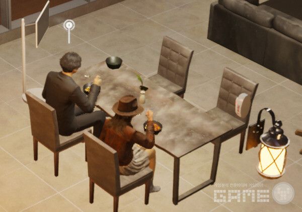 집에 와서 음식을 폭풍 흡입하는 부부 조이.인조이 /게임와이 촬영