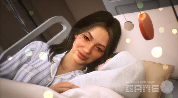 출산 시에는 이런 사랑스러운 장면이 연출된다. 인조이 /게임와이 촬영