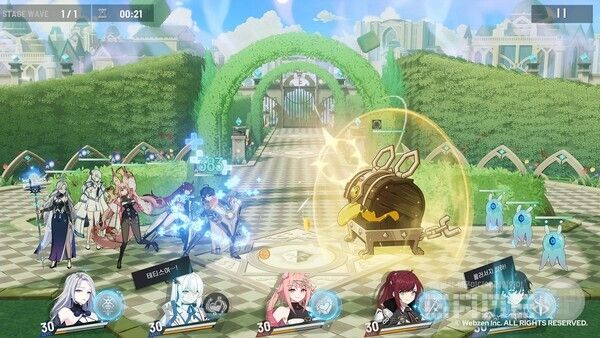 테르비스의 전투 화면 / 웹젠 제공&nbsp;