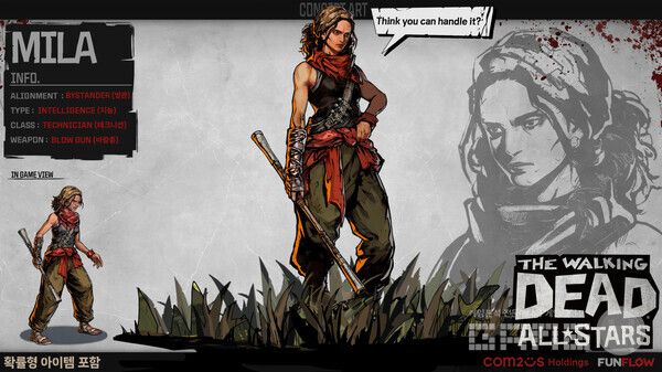 워킹데드 올스타즈 신규 캐릭터 밀라 /컴투스홀딩스
