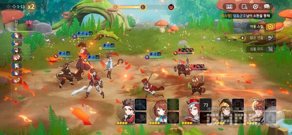 전투는 훨씬 화려해졌다