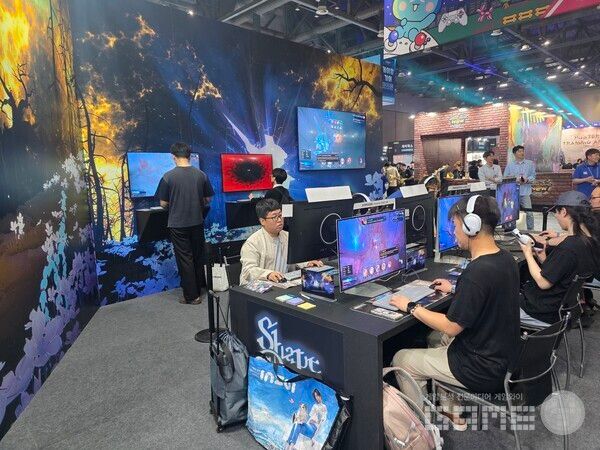 플레이엑스포 네오위즈 부스 /게임와이 촬영