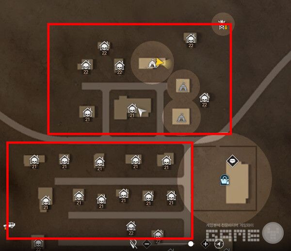 위쪽와 아래쪽을 구분하자면 위쪽에서 나왔다.&nbsp;다키스트 데이즈 /게임와이 촬영