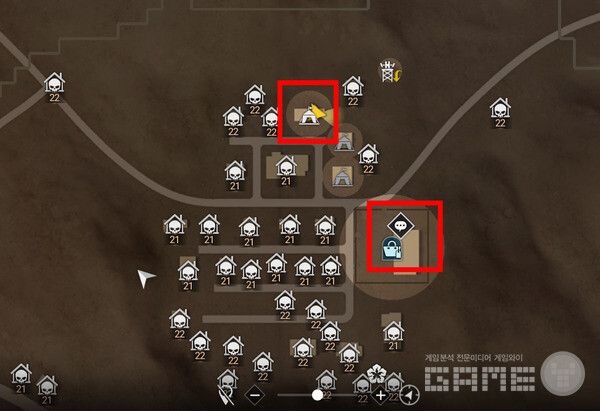 맵을 열어서 보면 이 위치에 오래된 위스키가 있다.&nbsp;다키스트 데이즈 /게임와이 촬영