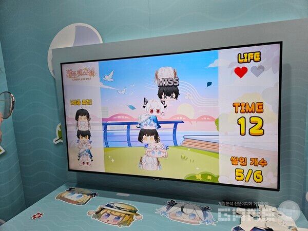 이전 행사들처럼 오락기로 플레이하는 게임도 있었다&nbsp;/ 게임와이 촬영