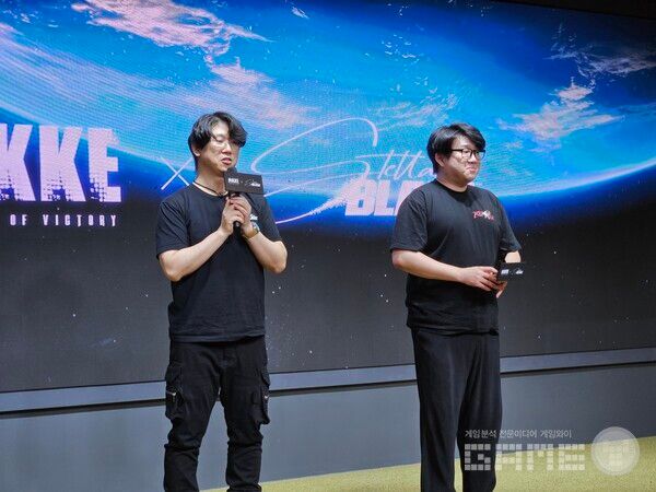 김형태 대표는 스텔라 블레이드와 니케의 컬래버는 두 게임이 이용자들에게 큰 사랑을 받았기에 가능했다고 말했다 / 게임와이 촬영&nbsp;&nbsp;