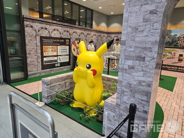 여의도 더현대 포켓몬고 팝업스토어 현장 / 게임와이 촬영