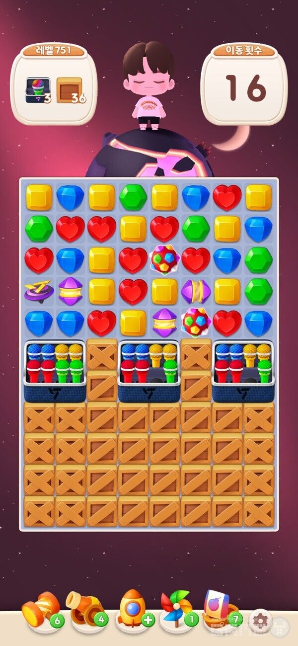 퍼즐 세븐틴 더블 블라스트 /게임와이 촬영