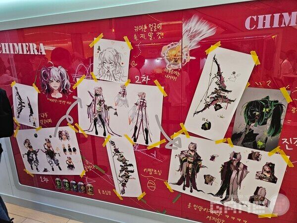 2각 일러스트가 생각 이상으로 이쁘게 나온 키메라&nbsp;/ 게임와이 촬영