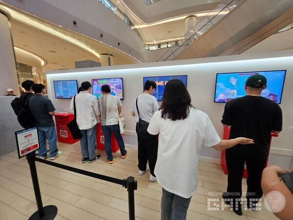 이전 강남때와 마찬가지로 간단히 플레이할 수 있는 미니게임이다&nbsp;/ 게임와이 촬영