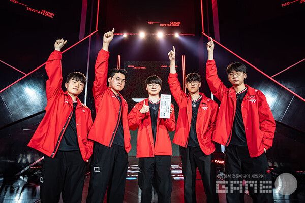 2025 LCK MSI 대표 선발전 4라운드와 최종전에서 승리한 T1