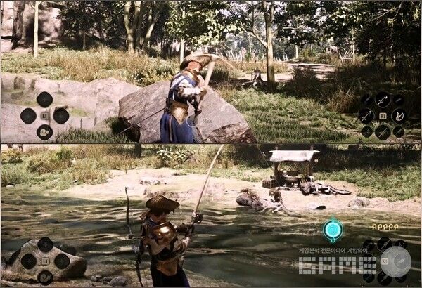 전투뿐 아니라, 채집과 낚시 등 생활 콘텐츠로도 캐릭터 육성 가능