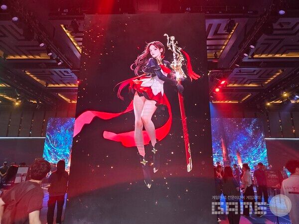 로스트아크 비전프리뷰 시연 현장 / 게임와이 촬영