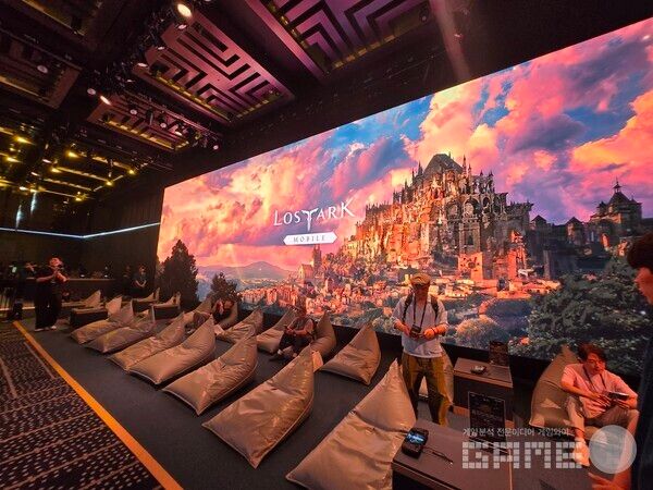 로스트아크 비전프리뷰 시연 현장 / 게임와이 촬영