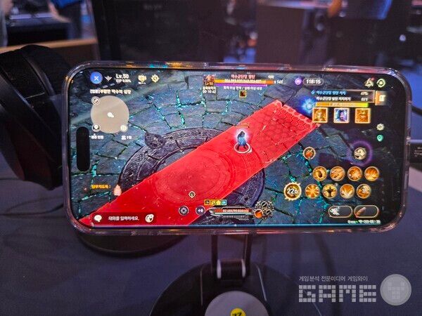 로스트아크 비전프리뷰 시연 현장 / 게임와이 촬영