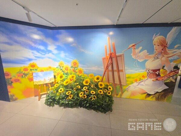 로스트아크 미디어아트 전시회 '빛의 여정' 현장 / 게임와이 촬영