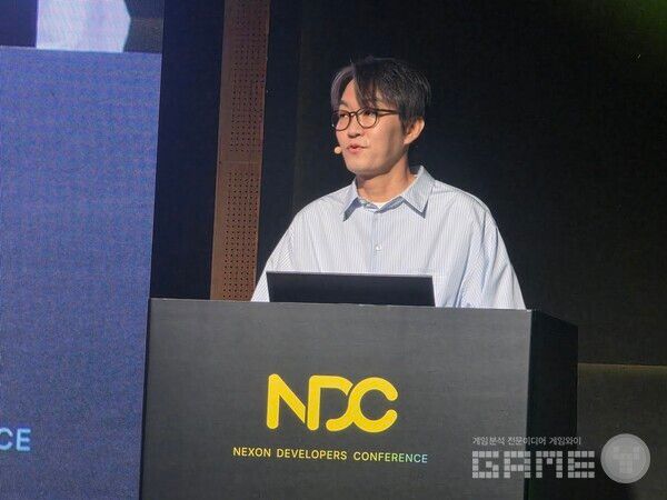 IP의 중요성을 강조한 이정헌 넥슨재팬 대표 /게임와이 촬영