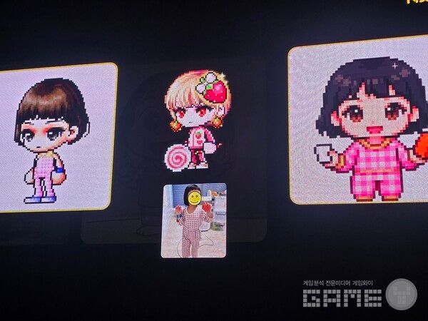 메이플스토리 월드 이미지 생성 AI R&D, 내 딸을 메이플 캐릭터로? NDC /게임와이 촬영