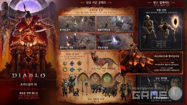 블리자드 엔터테인먼트의 디아블로 IV의 차기 시즌이자 아홉 번째 시즌 ‘호라드림의 죄’가 오는 7월 2일(이하 한국 시간 기준) 시작된다.