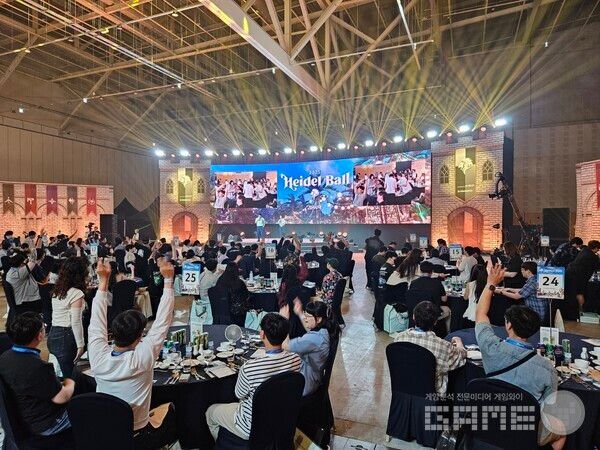 현장에 모인 검은사막 이용자들의 모습&nbsp;/ 게임와이 촬영