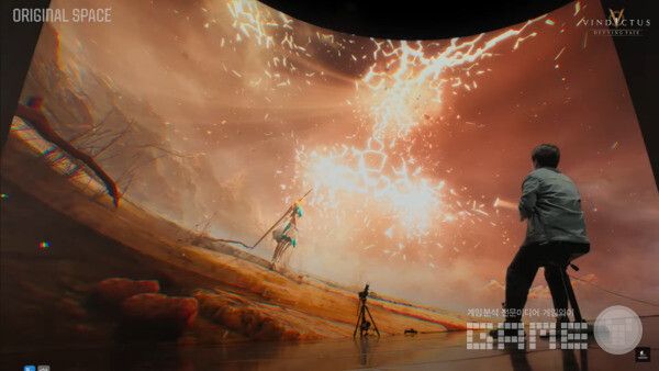 800인치 모니터로 즐기는 빈딕투스 /넥슨