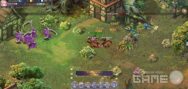 MMORPG라고 해도 아직 이 정도의 그래픽과 수준이다.