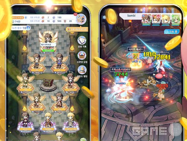 그라비티의 '라그나로크 아이들 어드벤처 PLUS'는 세로형 화면으로 즐기는 방치형 RPG다.