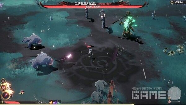 중간 보스를 만났다