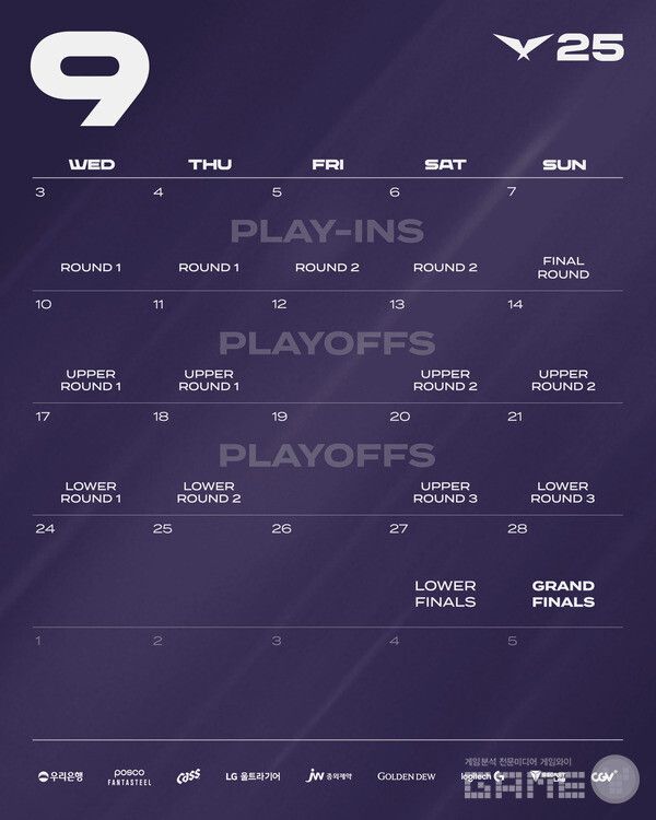 2025 LCK 3~5R 대진표