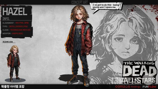 ‘워킹데드 올스타즈’ 신규 생존자, 헤이젤 /컴투스홀딩스