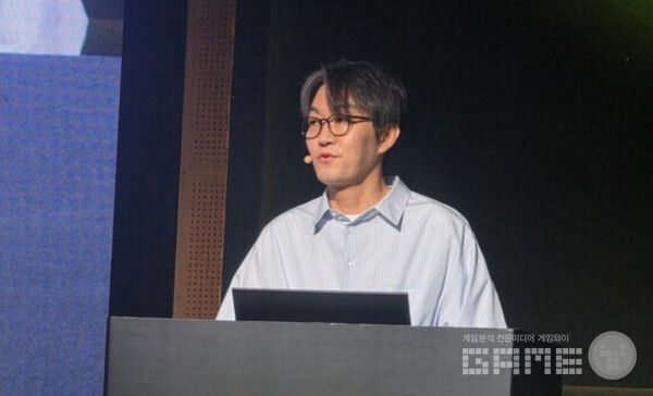 IP의 중요성을 강조한 이정헌 넥슨재팬 대표 /게임와이 촬영