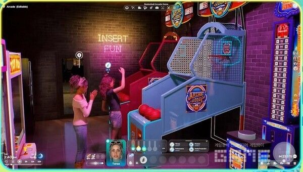 간단한 게임도 즐기고