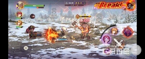 &nbsp;게임 속 기사들은 저마다 고유의 속성이 있고 특정 기사간의 시너지 효과를 발휘할 수 있는 연대 효과를 가지고 있다. 