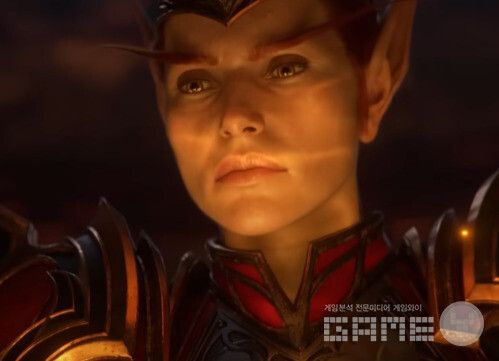 영상 내 리아드린의 모습