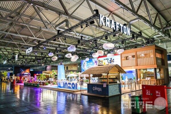 크래프톤 게임스컴 2025 부스_인조이 존