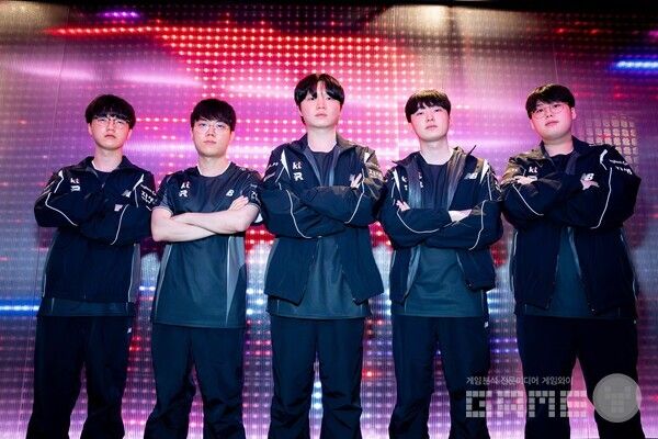 2025 LCK 플레이오프에 자력 진출한 kt 롤스터 /LCK