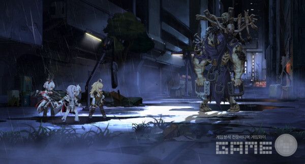 그렇기에 실제 인게임 내 배경에서도 다크한 분위기 뿐만 아니라 디테일적인 요소도 살려낸 것을 볼 수 있다 / 스마일게이트 제공&nbsp;