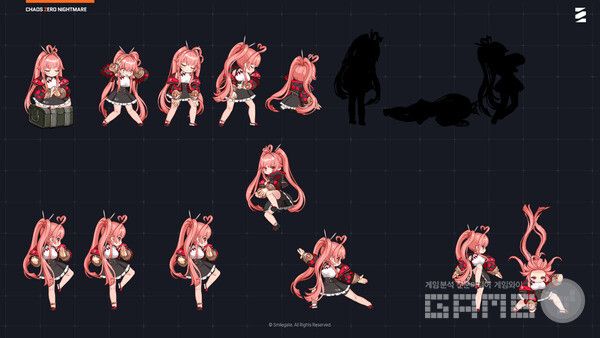 SD 전투에서도 자연스러움을 느낄 수 있게 다양한 전투 동작을 만들었다 / 스마일게이트 제공&nbsp;