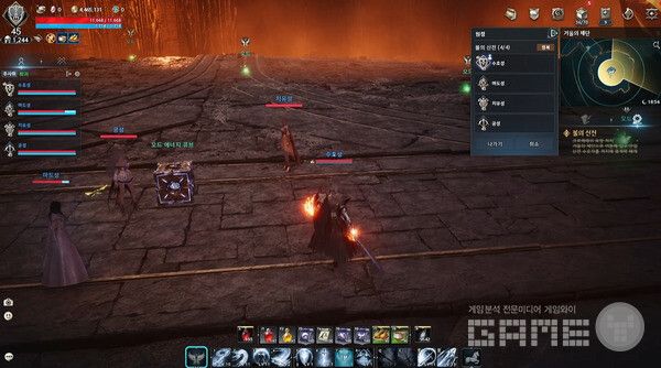 모바일에서도 기본 전투는 수동이지만 스킬은 자동 사용되는 세미 컨트롤. 아이온2 /엔씨소프트