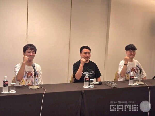 몬길 스타다이브 개발진 / 게임와이 촬영