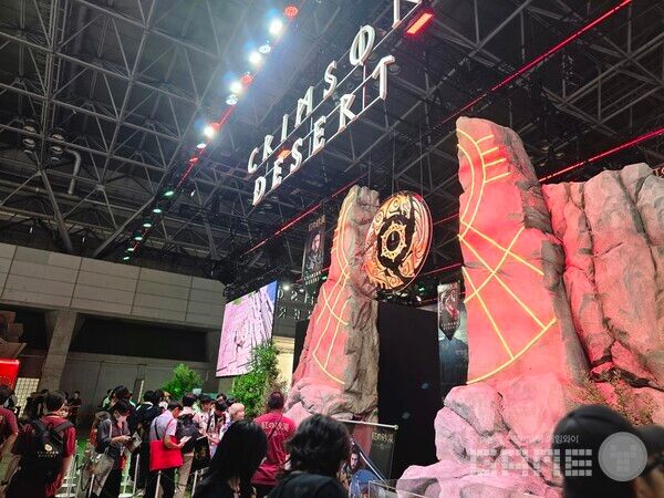 펄어비스 붉은사막 도쿄게임쇼 2025 부스 /게임와이 촬영