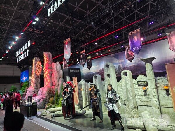 펄어비스 붉은사막 도쿄게임쇼 2025 부스 /게임와이 촬영