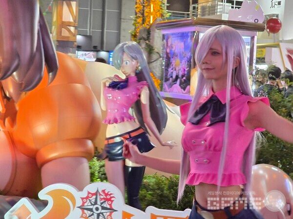 7개의 대죄 오리진 넷마블 부스 /게임와이 촬영