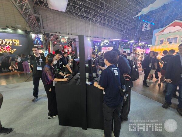 TGS 2025 파라독스 부스 /게임와이 촬영