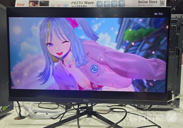 스마일게이트 부스 '미래시' 시연 현장 / 게임와이 촬영